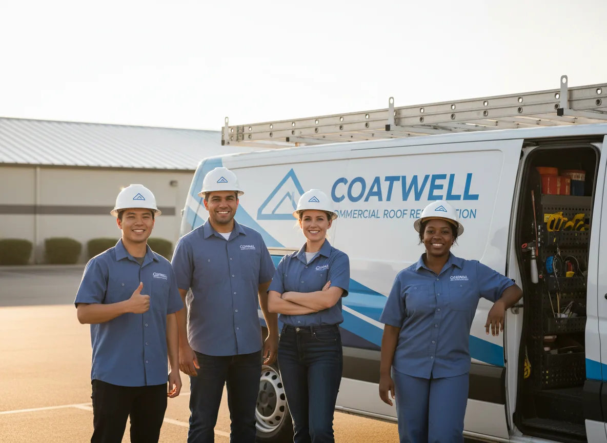 Commercial roof coating company in Millfield, OH